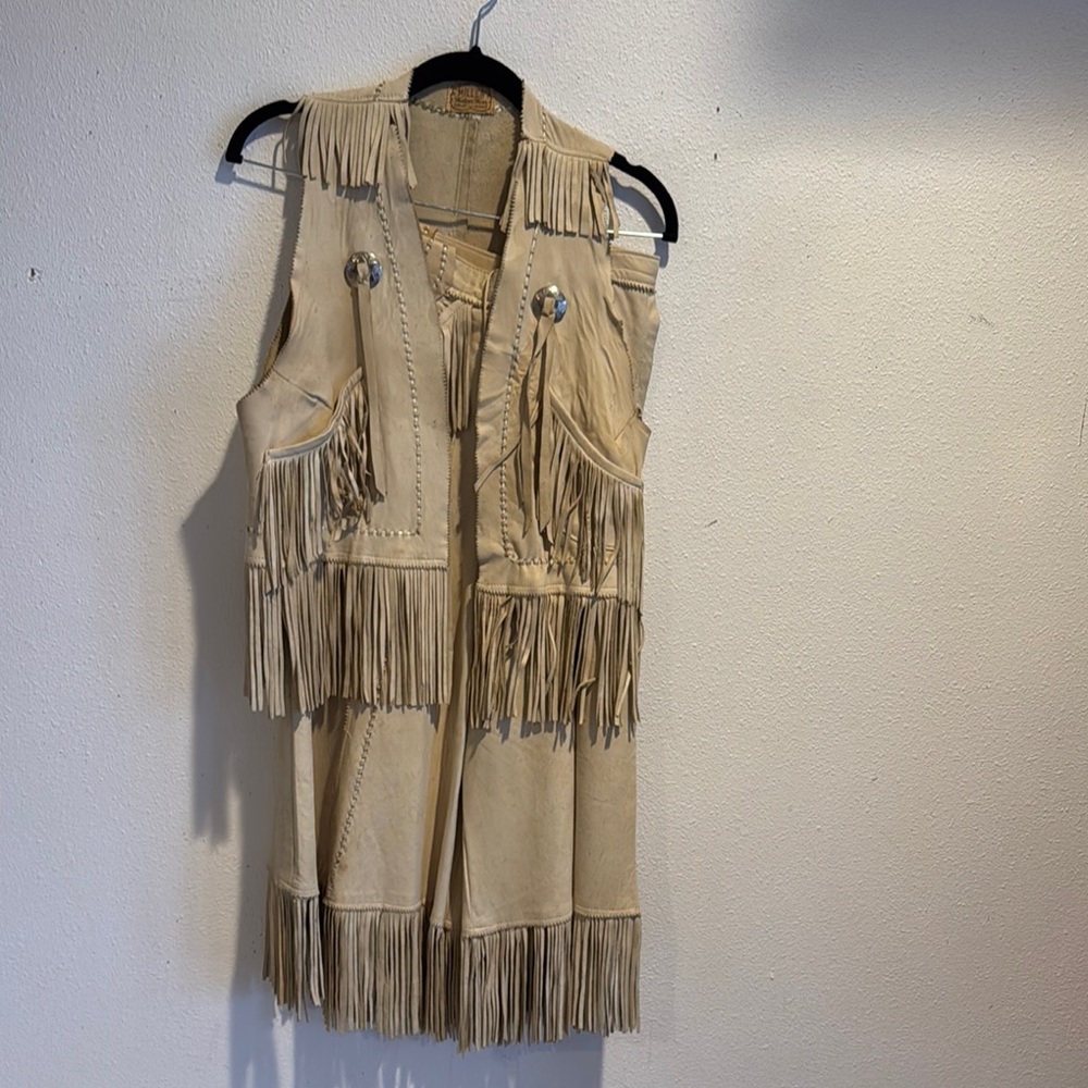 Vintage Cowgirl Vest and Split Skirt